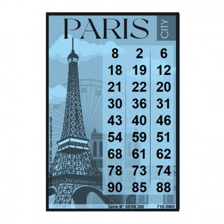 336 feuillets Paris City 