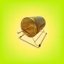 Tambour de tombola métallique - Taille M (8 pouces)