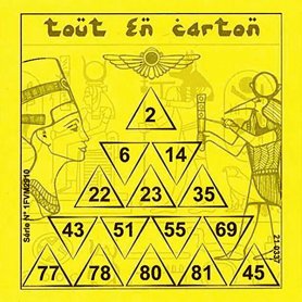 1008 feuillets Tout en Carton - Jaune Soleil