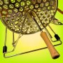 Tambour de tombola métallique - Taille M (8 pouces)